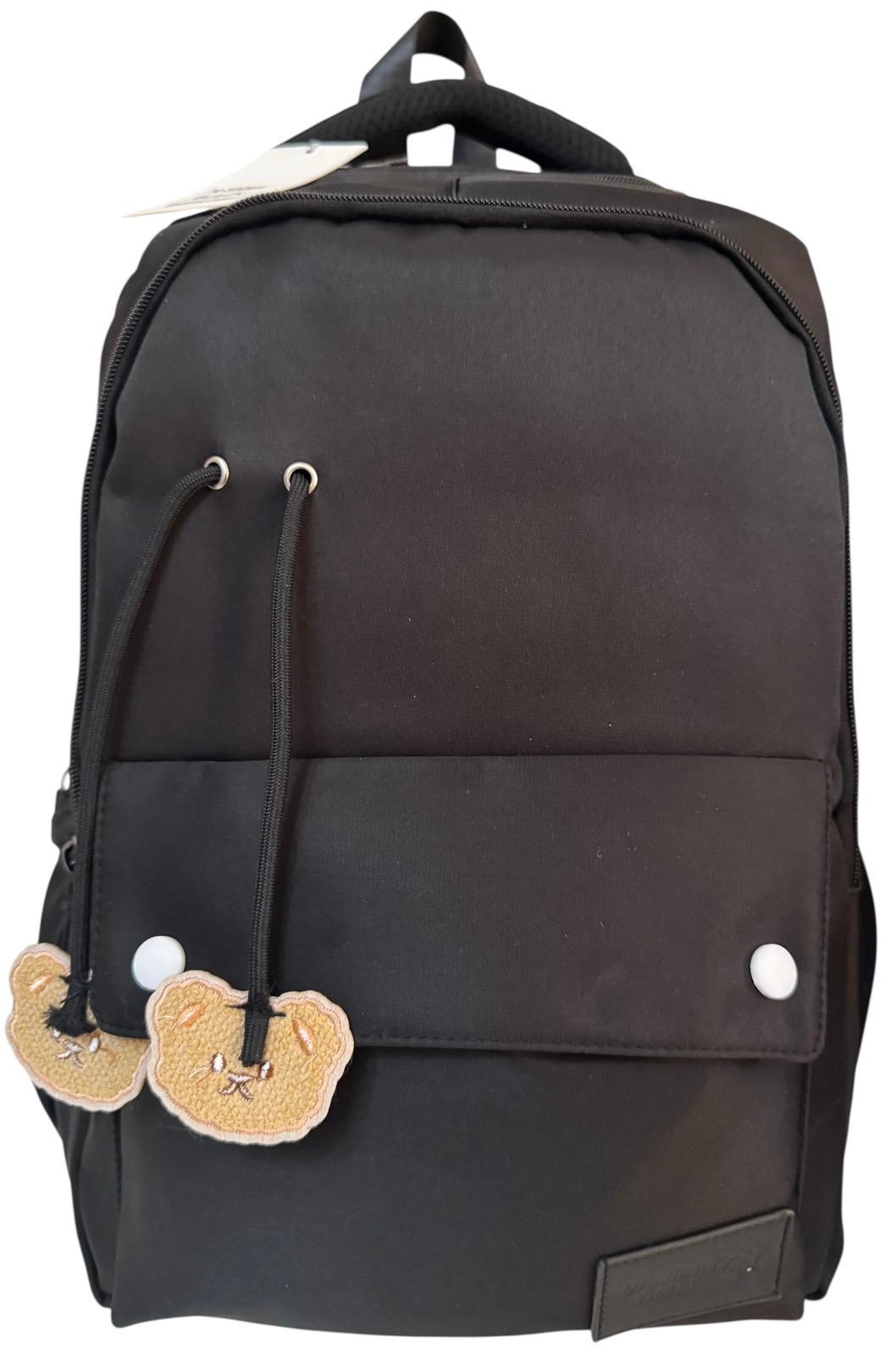 Рюкзак шкільний з трьома відділеннями Чорний (8806B)