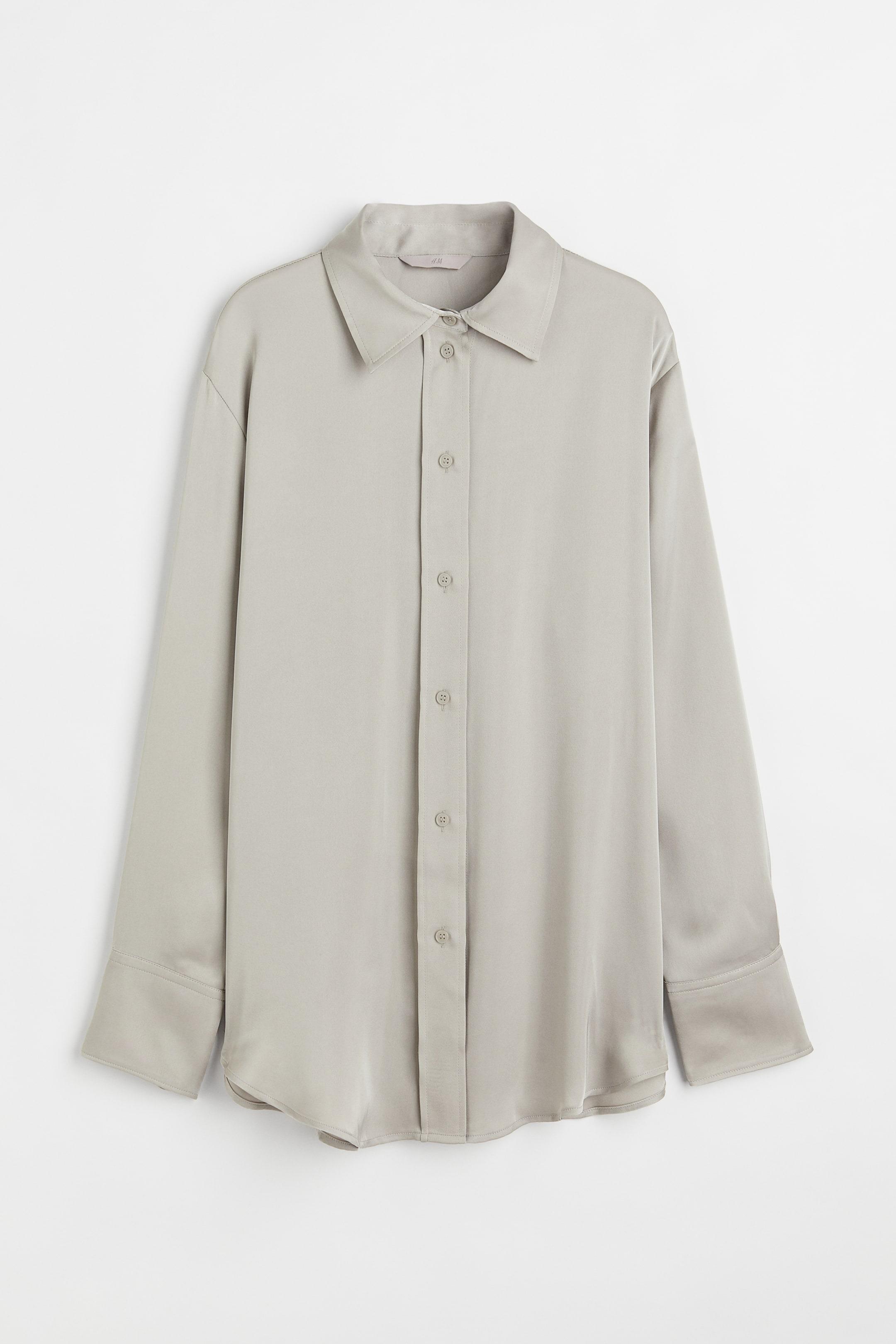 Блуза H&M XL Світло-сірий (X23011009924)
