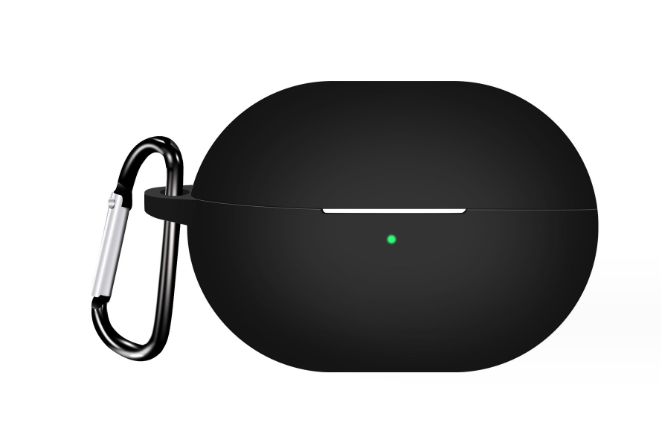 Чехол-накладка DK Silicone Candy Friendly с карабином для Huawei FreeBuds Pro 3 Black