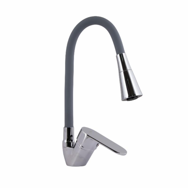 Смеситель для кухни с гибким изливом Lidz Tani 008F3 k40 LDTAN008F3GCR39507 Grey/Chrome (SD00045611)