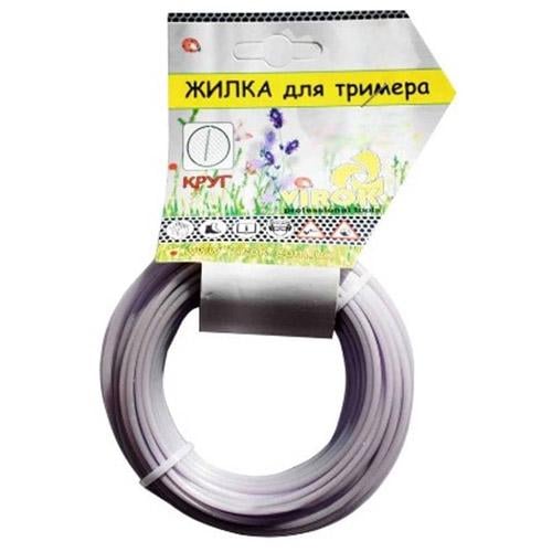 Леска для триммера Virok круглая Ø 2,7 мм х 15 м (10V026)