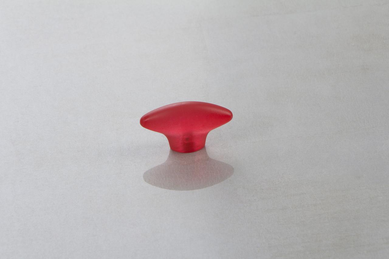 Мебельная ручка Poliplast РП-20 Прозрачный красный (16071)