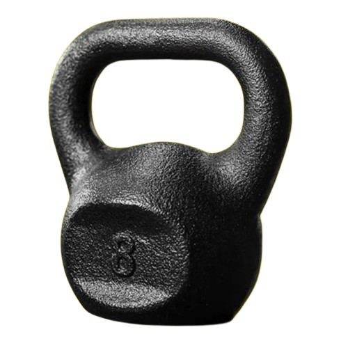 Гиря чугунная RN-Sport металлическая 8 кг Черный (2522949931_rn_2)