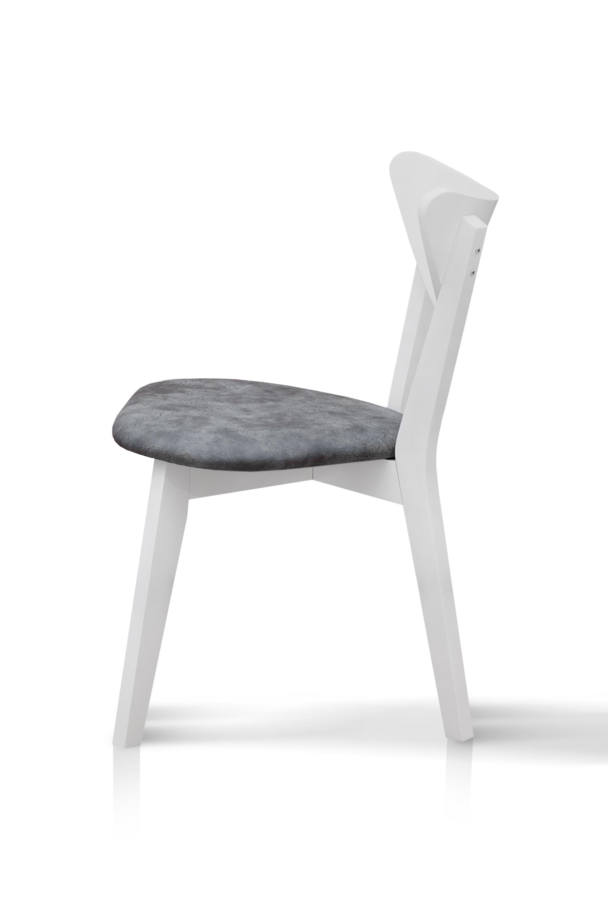 Кухонний стілець LUCAS Білий/Сірий - фото 5