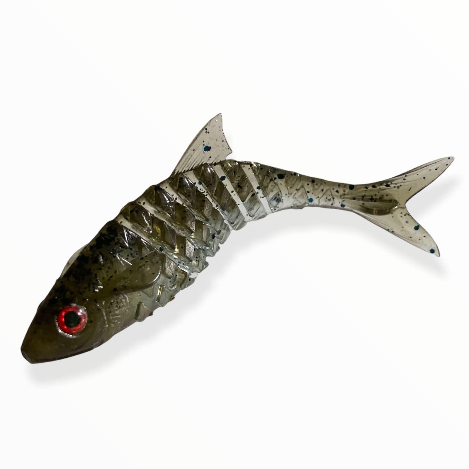 Приманки Big Baits Chebak 3D речная серия 4,0" 2 шт. # 106 Green Pumpkin (2406106)