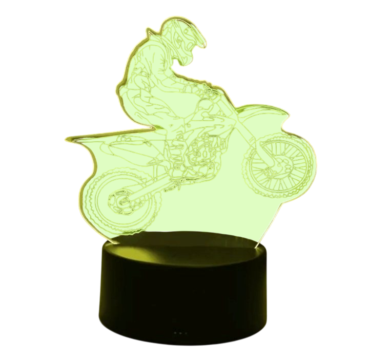 Светильник-ночник акриловый 3D Мотоцикл кросс эндуро 7 цветов (1046) Светильник-ночник акриловый 3D Мотоцикл кросс эндуро 7 цветов (1046)