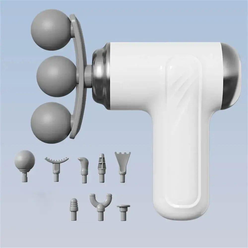 Масажний пістолет Fascial Gun LM-130 Білий (opt-104791) Масажний пістолет Fascial Gun LM-130 Білий (opt-104791)