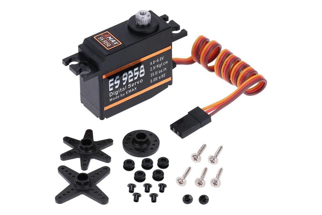 Сервопривід Emax ES9258 25 г 2,5 кг 0,08 сек цифровий (54362) - фото 3 Сервопривід Emax ES9258 25 г 2,5 кг 0,08 сек цифровий (54362) - фото 3