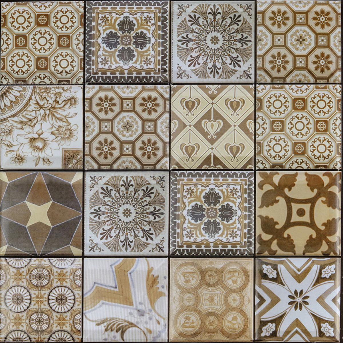 Плитка декоративная ПВХ на самоклейке квадрат СПП-604 300х300х5 мм (SW-00000671)