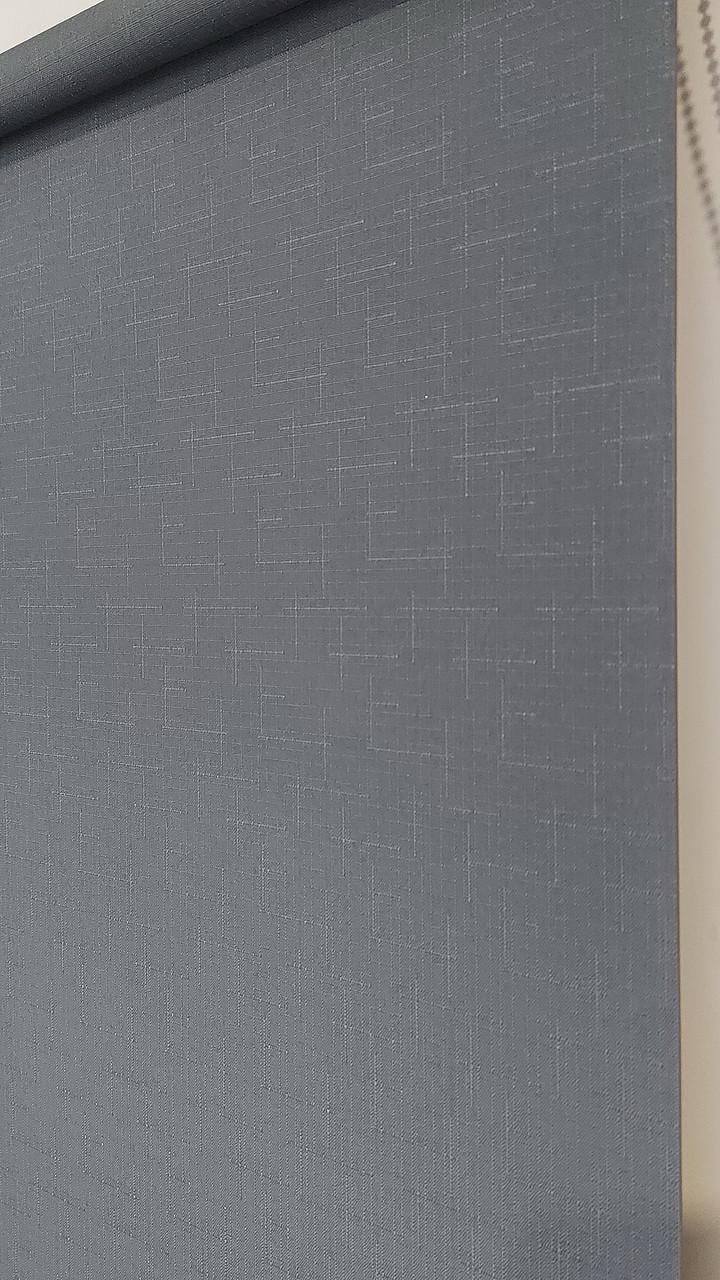 Рулонная штора Miranda Лен 75х150 см Темно-серый (МБ-559-79) - фото 3