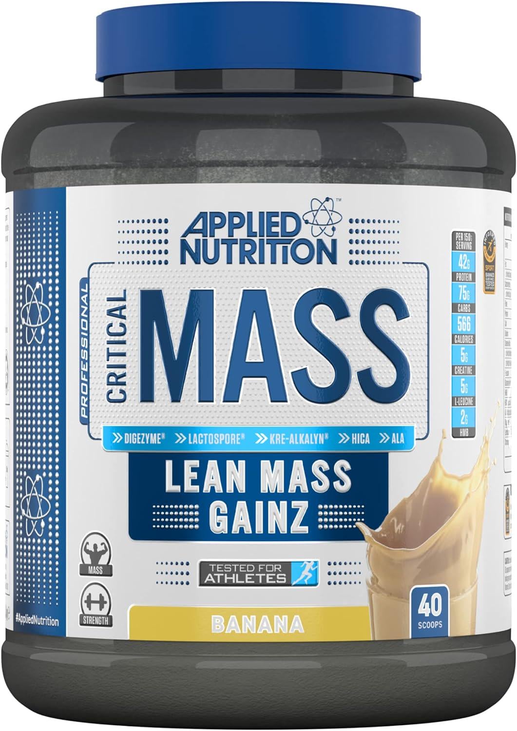 Гейнер Applied Nutrition Critical Mass Professional Banana 2,4 кг