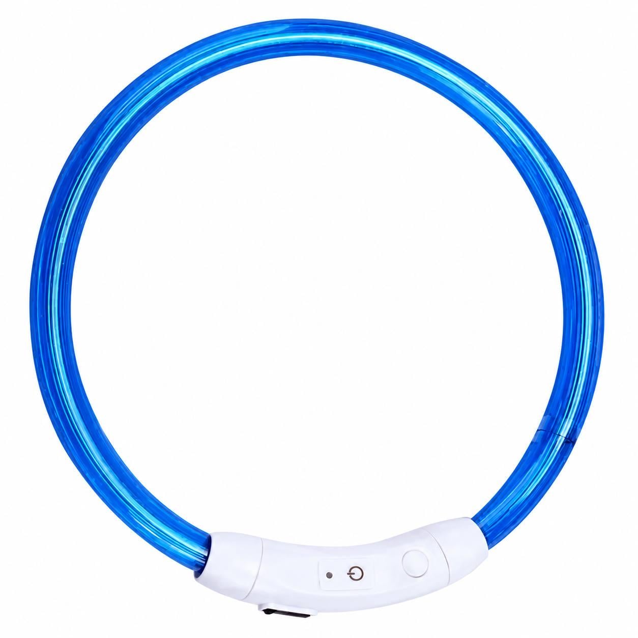 Ошейник с подсветкой LED для собак с USB зарядкой 70 см L Синий (65a8c8a4) Ошейник с подсветкой LED для собак с USB зарядкой 70 см L Синий (65a8c8a4)