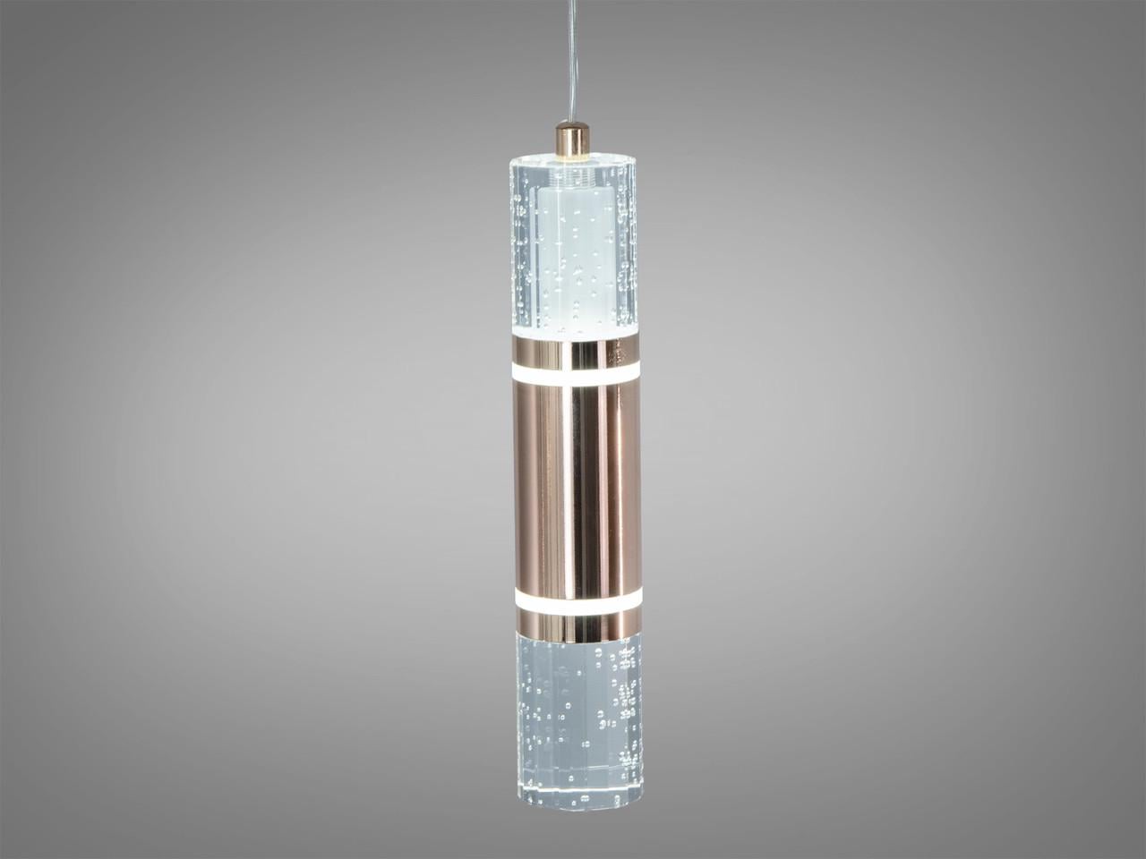 Подвесной светильник для гостиной одинарный LED Diasha J2548-1G 4 Вт 220 лм Золотистый (2950852180)