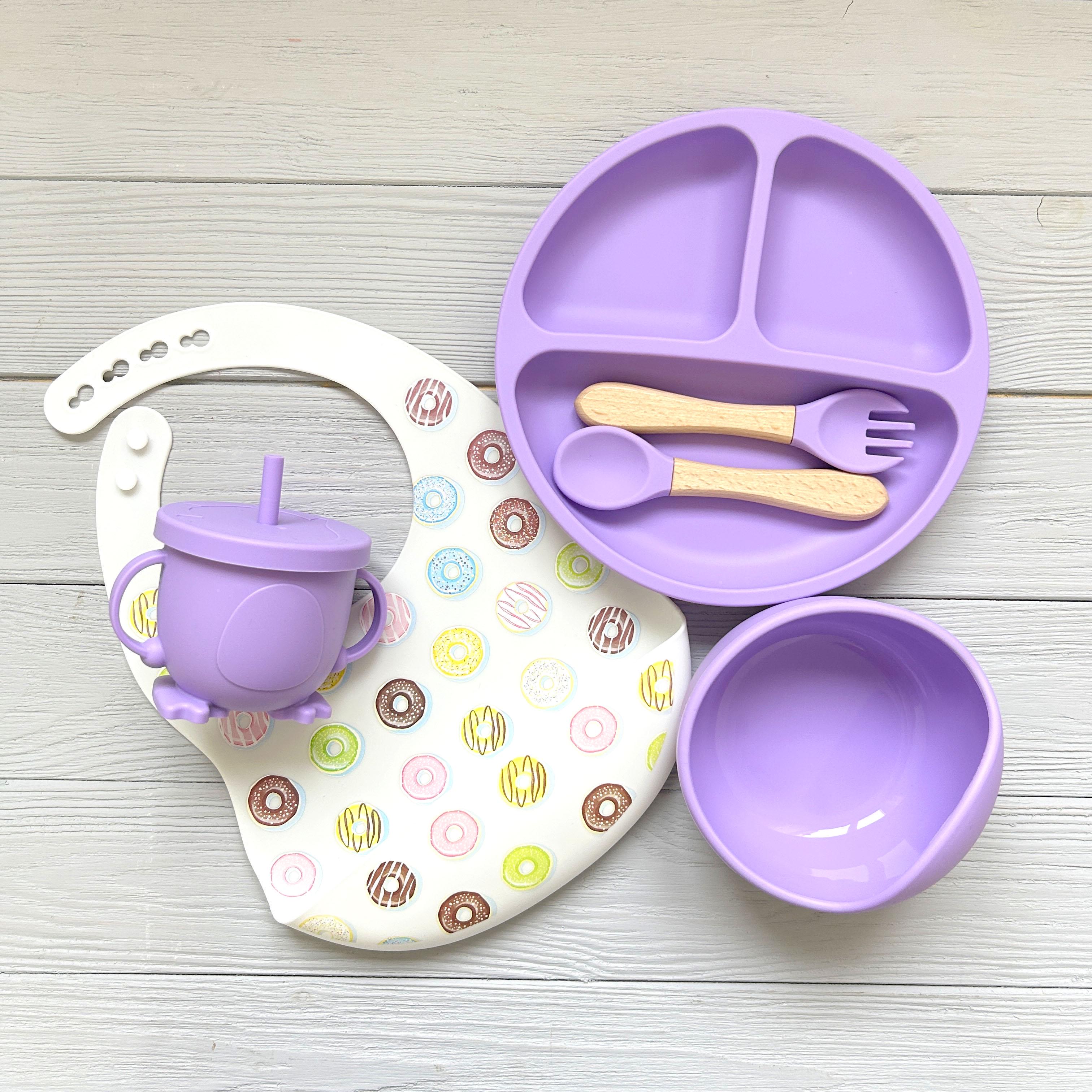 Детская посуда из силикона RNSH img_e9972 Сиреневый (65589)