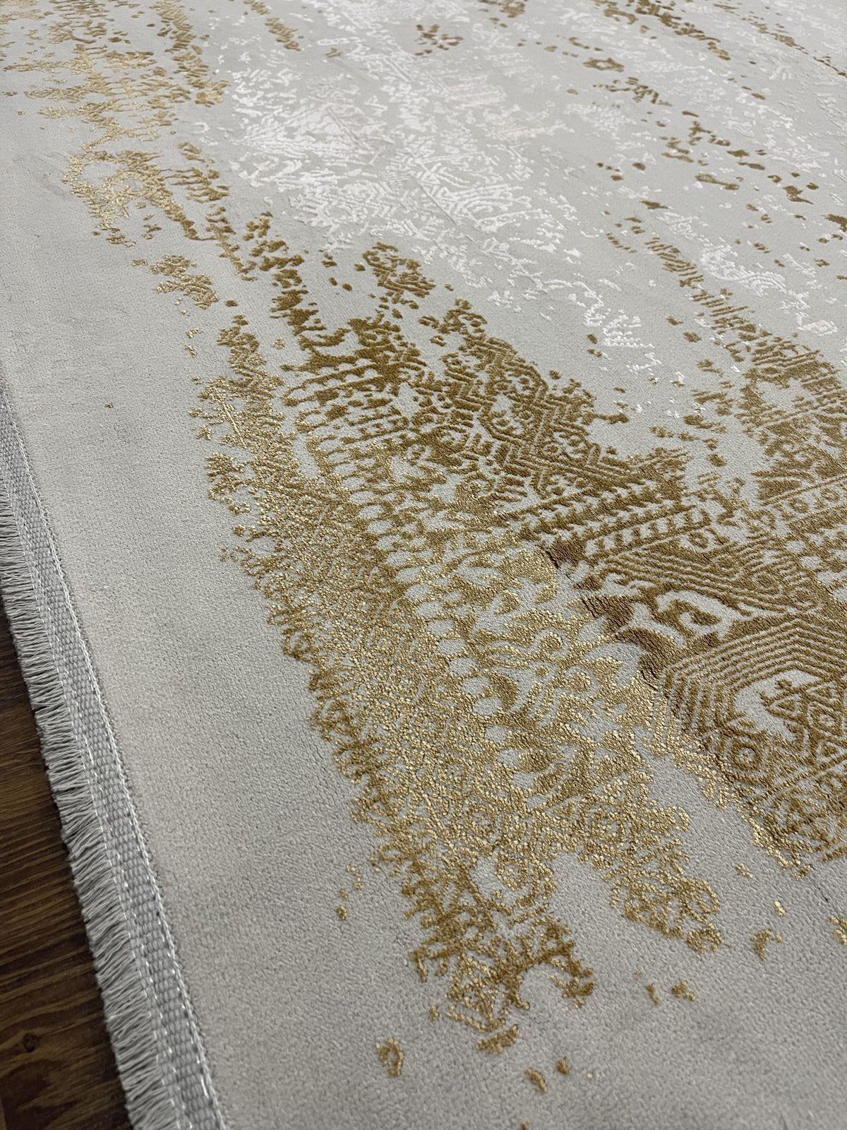 Килим Capella 5997E 1,6х2,3 м Light Grey/Yellow (6380-12) - фото 4