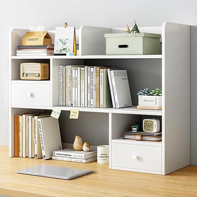 Полка-надстройка настольная из дерева Санеми зефир (АКД-023620)