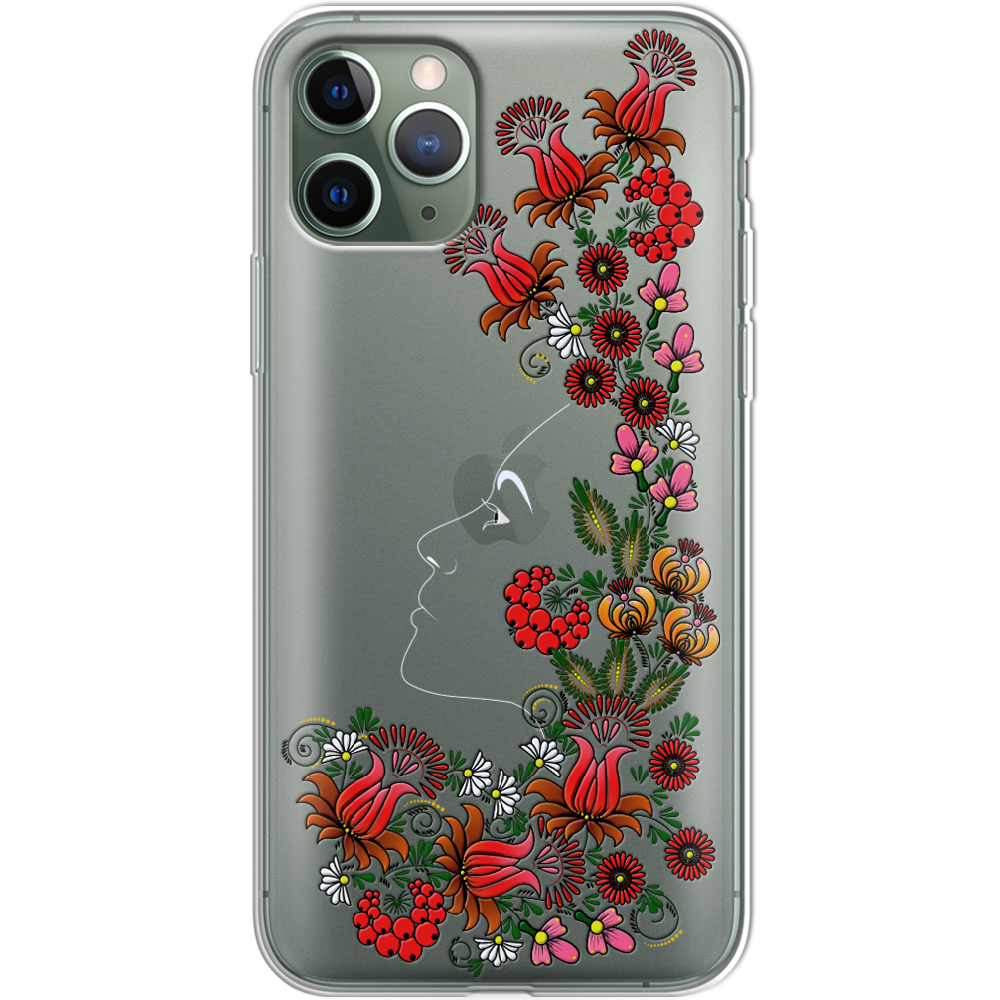 Чехол Boxface iPhone 11 Pro 3D Ukrainian Muse Прозрачный силикон (38189-bk64-38189)