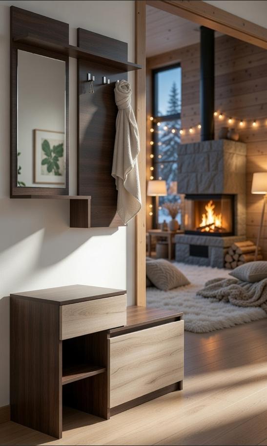 Передпокій Мастер Форм Брайт ДСП лівосторонній 900х376х2000 мм Венге магія/Дуб сірий крафт (20748)