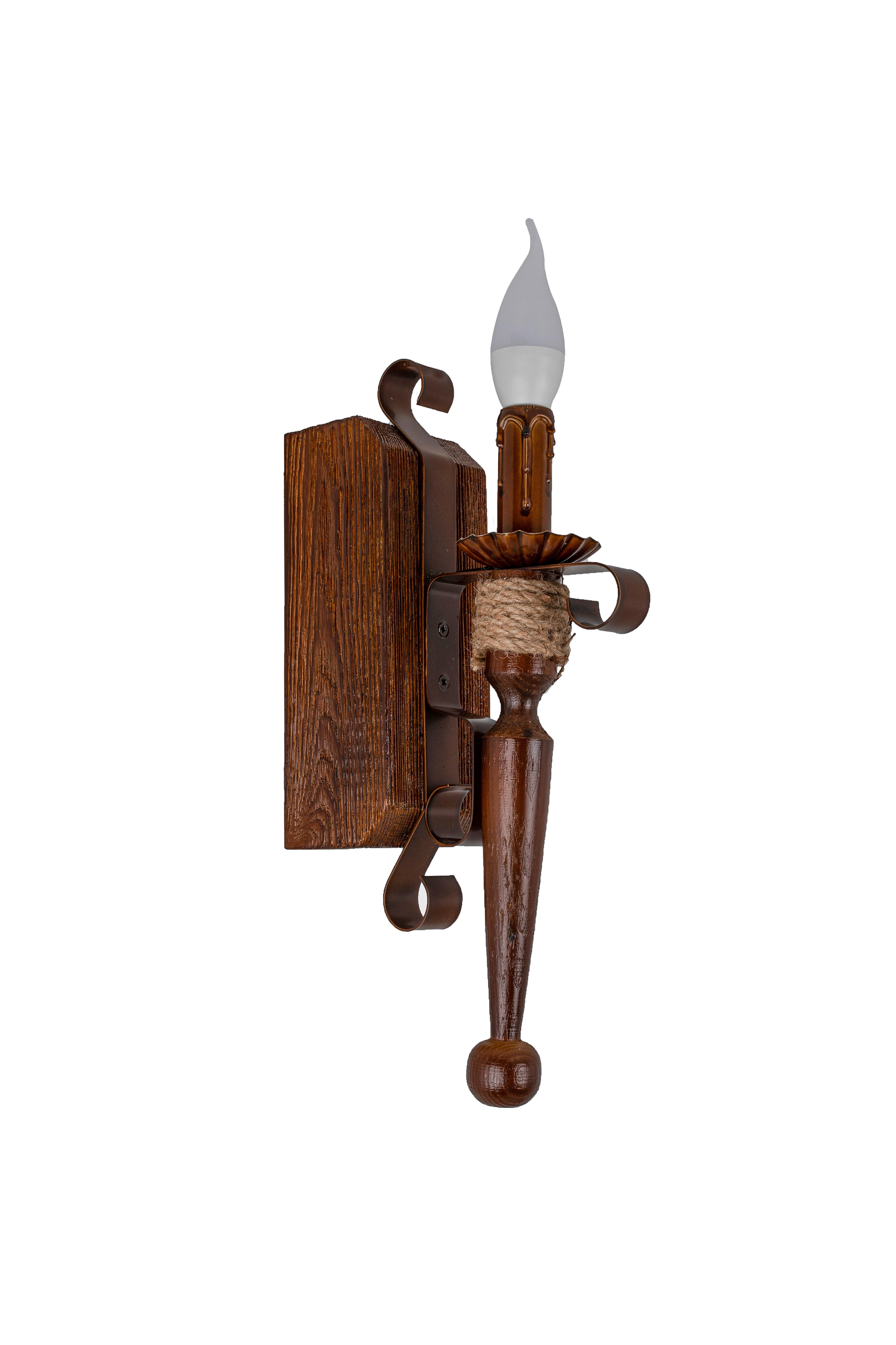 Бра дерев'яне Sirius горіх акрил на 1 лампочку (S7015/1)