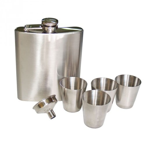 Фляга с рюмками GT 6 пр. 4321455341