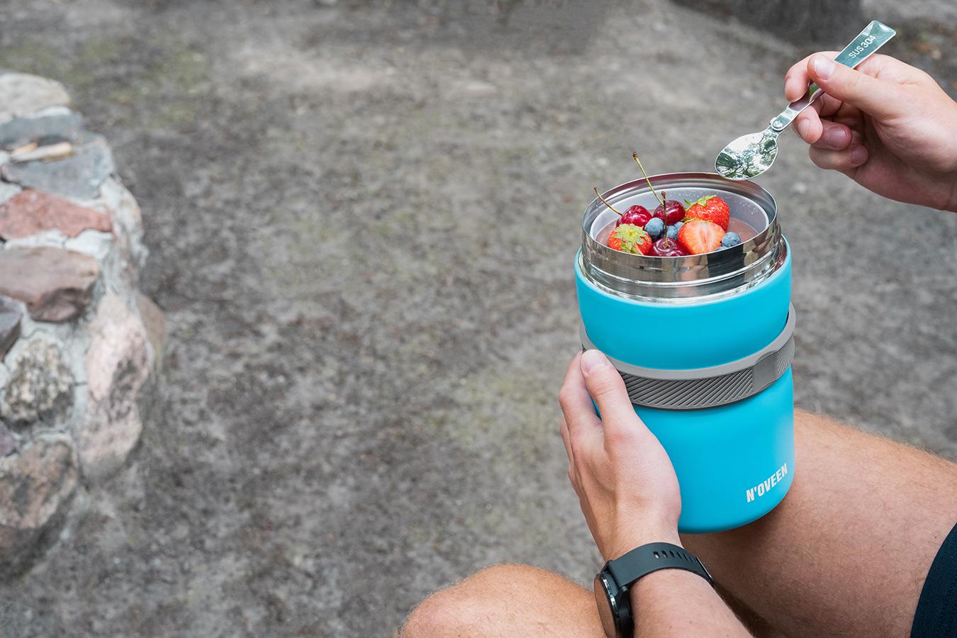 Термос пищевой Noveen TB963 2000 мл Голубой (5902221622984) - фото 7 Термос пищевой Noveen TB963 2000 мл Голубой (5902221622984) - фото 7