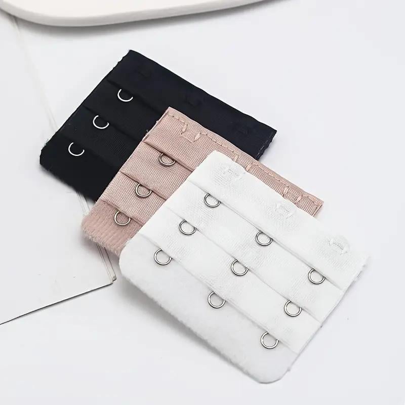 Комплект широких розширювачів для бюстгальтера на 3 гачки 3 ряди Чорний/Білий/Бежевий (2789190602) - фото 4 Комплект широких розширювачів для бюстгальтера на 3 гачки 3 ряди Чорний/Білий/Бежевий (2789190602) - фото 4