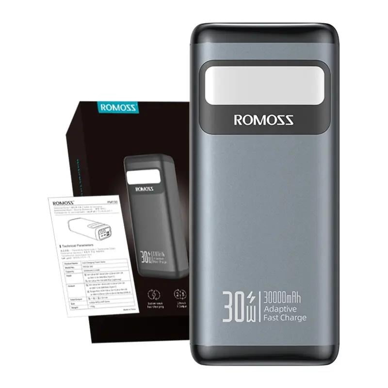 Повербанк Romoss 30000 mAh 30W Black (PMT30) - фото 3