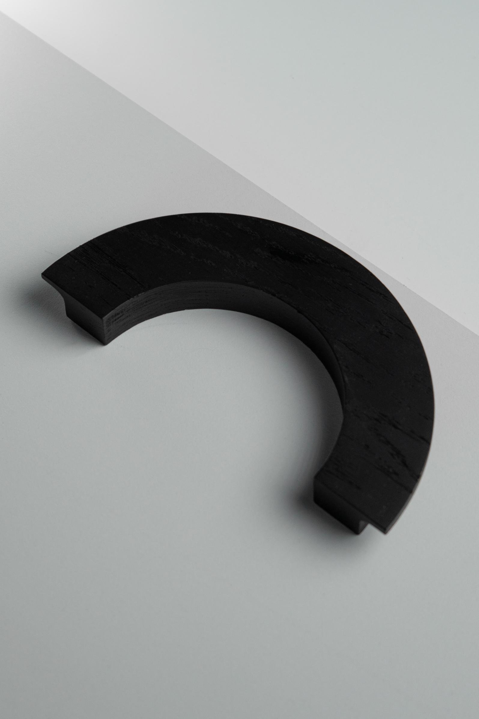 Меблева ручка Bagel із дерева Black 180 мм - фото 4 Меблева ручка Bagel із дерева Black 180 мм - фото 4