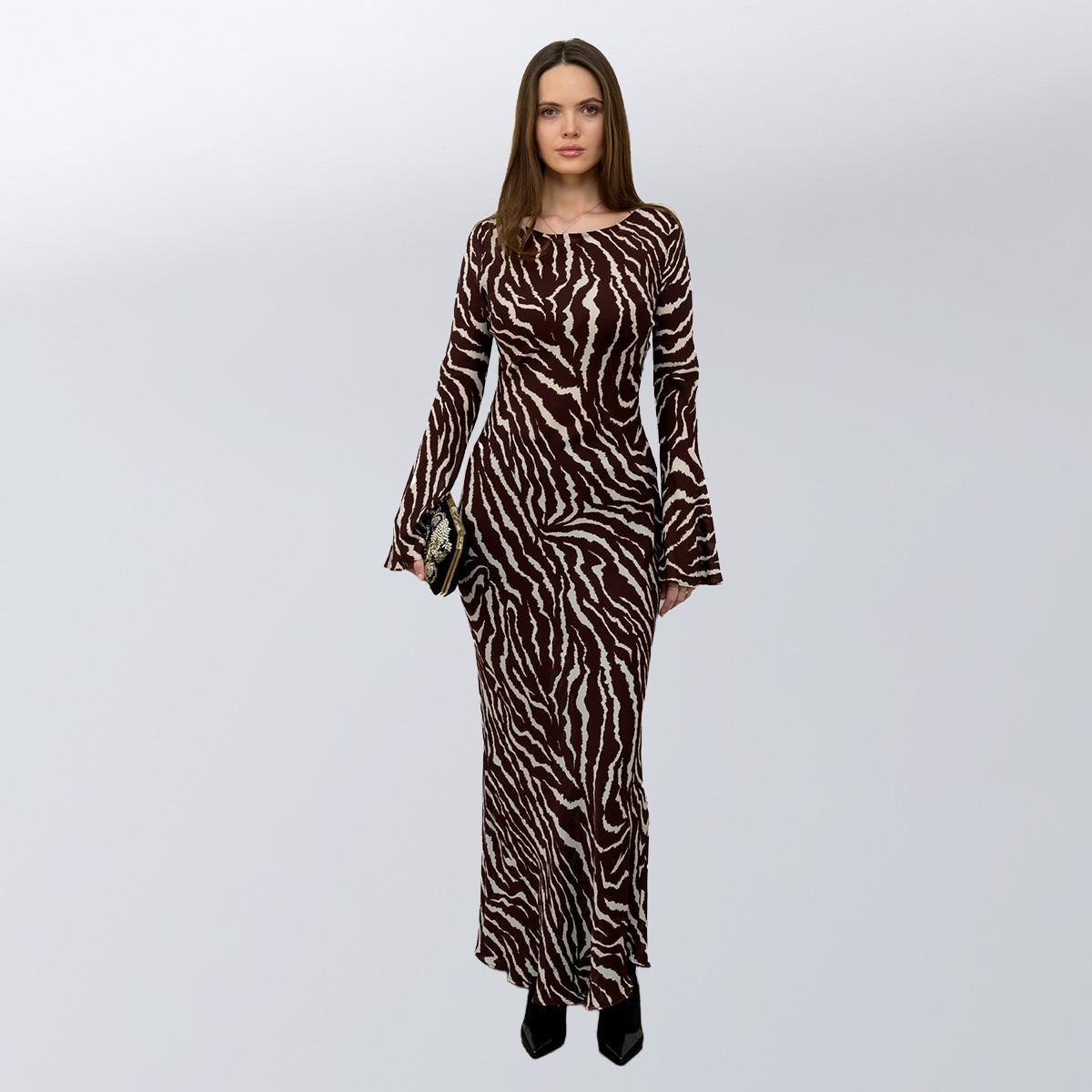 Сукня жіноча повсякденна Realesation Par M Коричневий (2797308242)