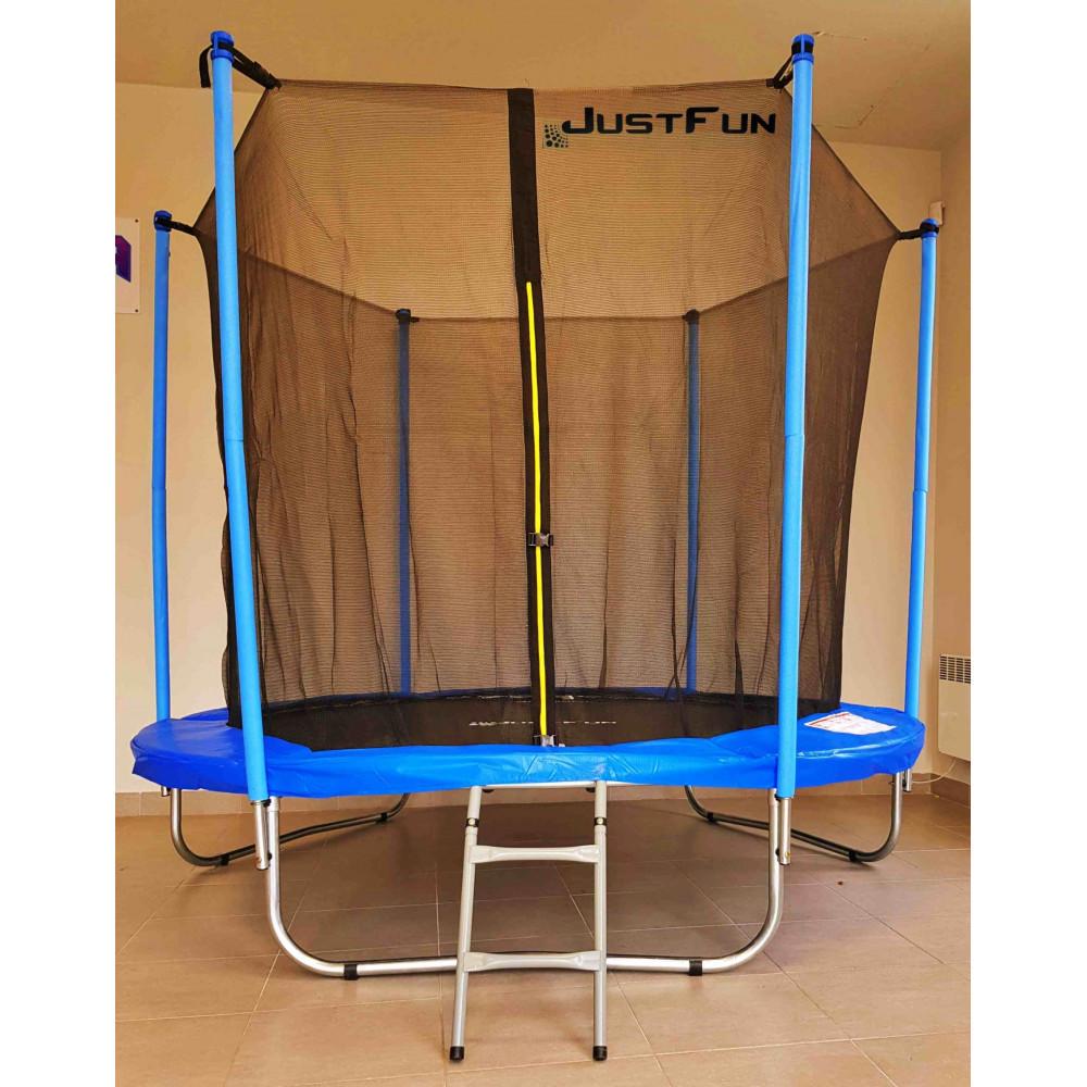 Батут Just Fun 244 см Синий - фото 5