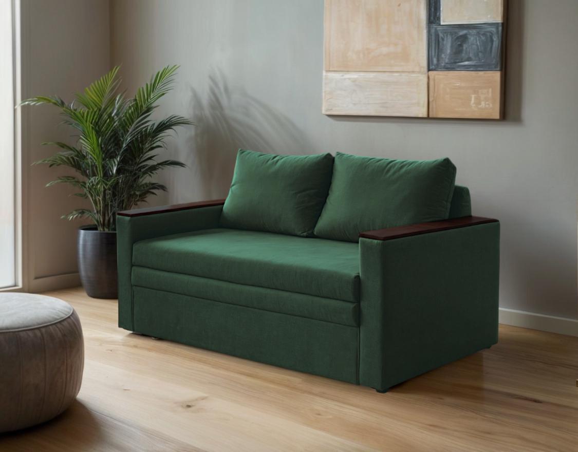 Диван-трансформер Tobi Sho Kubus-120 мягкий для гостиной велюр 1600х800х1000 мм Изумрудный - фото 2 Диван-трансформер Tobi Sho Kubus-120 мягкий для гостиной велюр 1600х800х1000 мм Изумрудный - фото 2