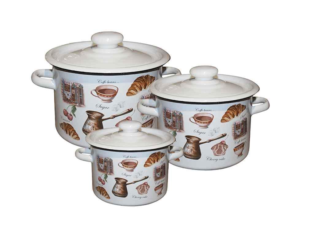 Набор посуды Idilia 3 пр. I272 Кафе де Шери Белый (1108341)