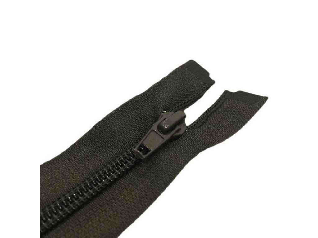 Молния Welltex разъемная спиральная №6 S-157 ZIP 45 см Темно-коричневый (571114)