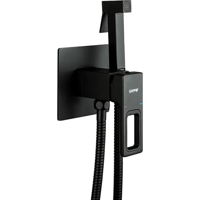 Змішувач прихованого монтажу Gappo G 7217-6 для біде матовий Чорний - фото 2 Змішувач прихованого монтажу Gappo G 7217-6 для біде матовий Чорний - фото 2
