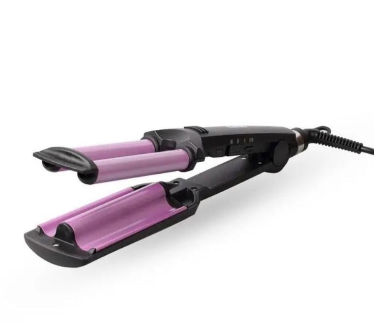 Плойка потрійна Kemei JFQ-KM-2022 керамічна 45 Вт Рожевий (2390000000) - фото 9 Плойка потрійна Kemei JFQ-KM-2022 керамічна 45 Вт Рожевий (2390000000) - фото 9