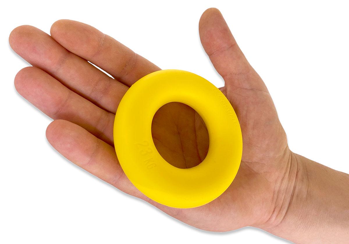 Эспандер кистевой EasyFit Ring 23 кг Желтый (EF-1904-50) - фото 2