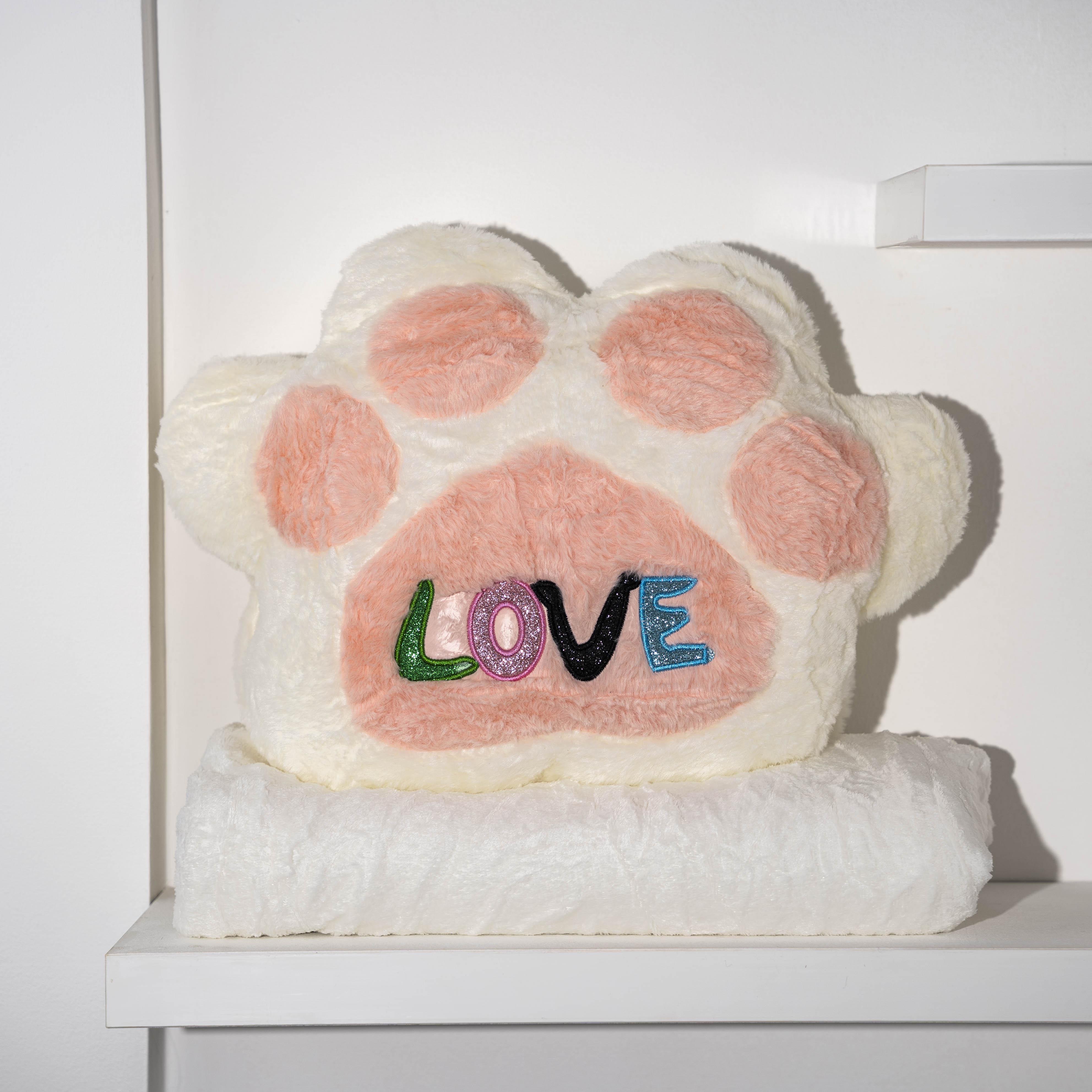 Плед Лапка Love 89010 120x160 см Белый (56937_8)