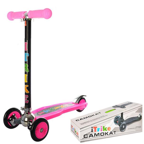 Самокат iTrike JR3-044-B Pink (180454) Самокат iTrike JR3-044-B Pink (180454)