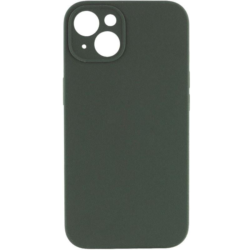 Противоударный чехол Silicone Case Full Camera Protective (AA) NL для Apple iPhone 15 Plus (6.7") Зеленый / Cyprus Green