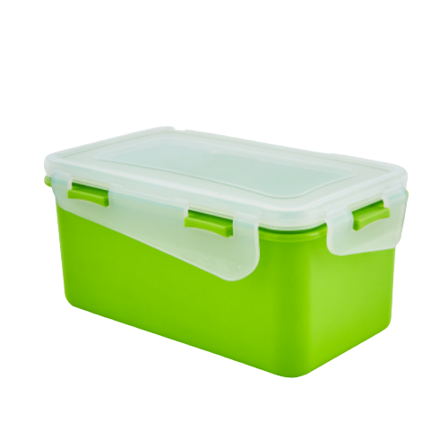 Контейнер універсальний Алеана Фієста прямокутний 2,5 л Оливковий/Прозорий (УТ000027468) - фото 1