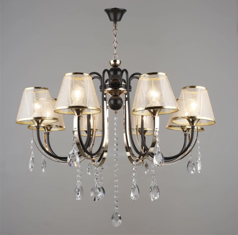 Люстра классическая Sirius B NH5269/8 COFFEE+FGD для гостиной (00000139677)