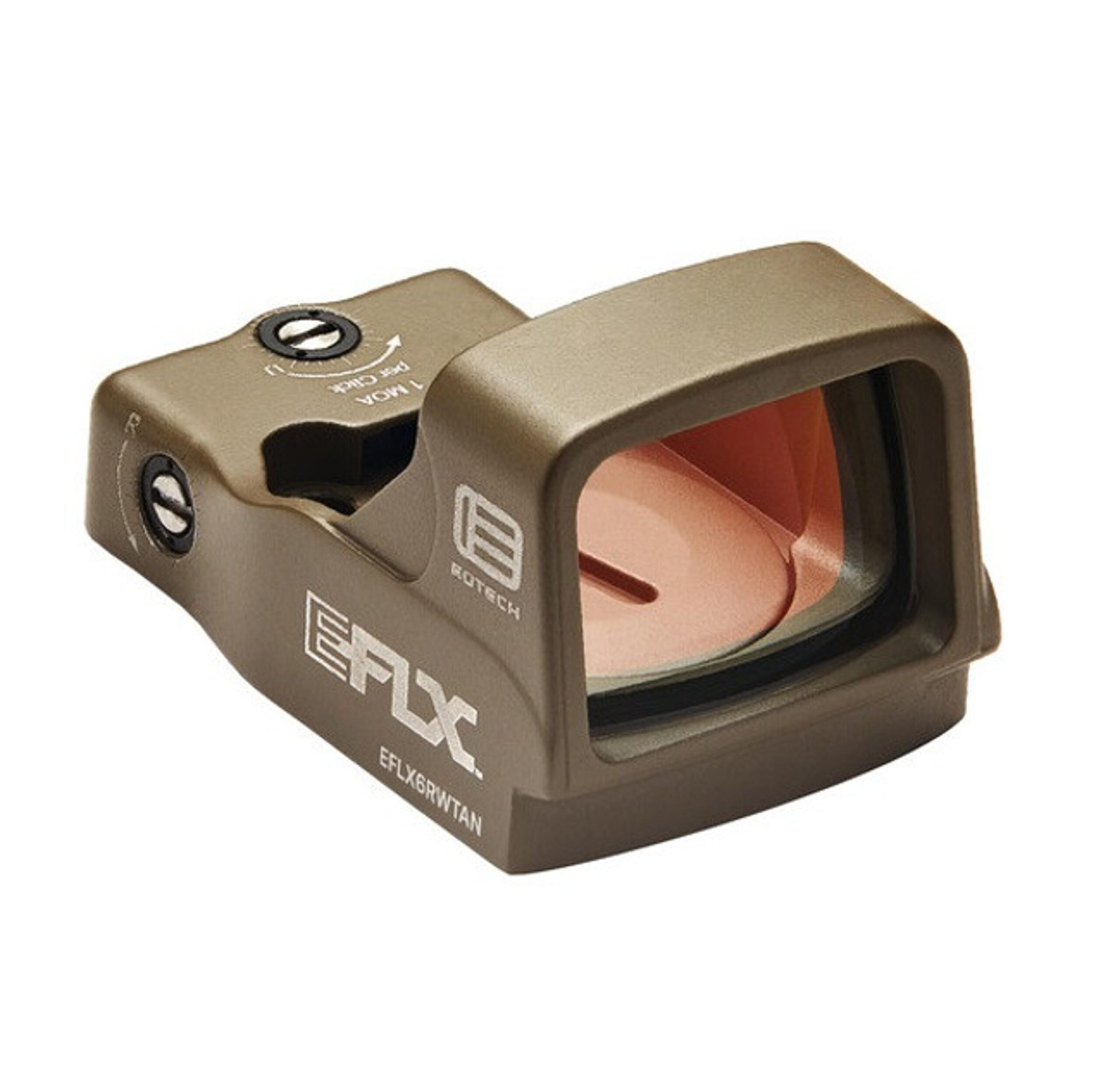 Приціл на пістолет коліматорний EOTech EFLX Mini 6MOA 8 рівнів яскравості та нічний режим Койот (EFLX6RW) - фото 2