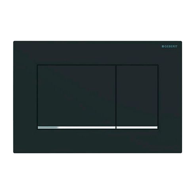 Кнопка змиву Geberit Sigma30 Чорний/Хром матовий (115.883.14.1)