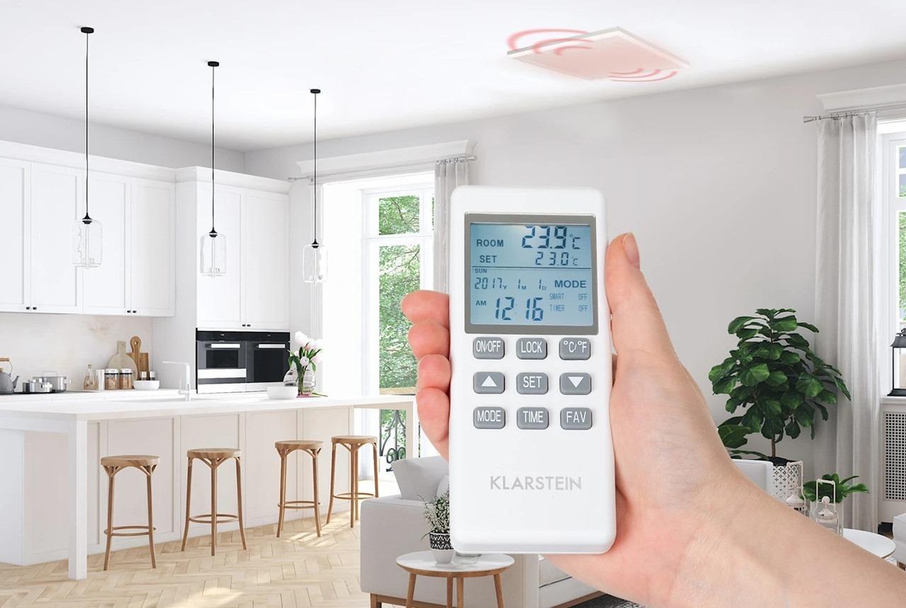 Інфрачервоний обігрівач-світильник стельовий KLARSTEIN Midnight Sun (10035321) - фото 4 Інфрачервоний обігрівач-світильник стельовий KLARSTEIN Midnight Sun (10035321) - фото 4