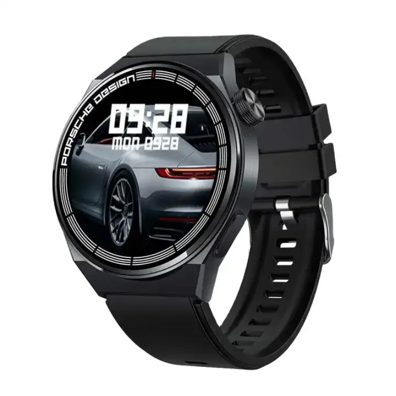 Смарт-часы сенсорные GT8 Porsche Design Black (16087)