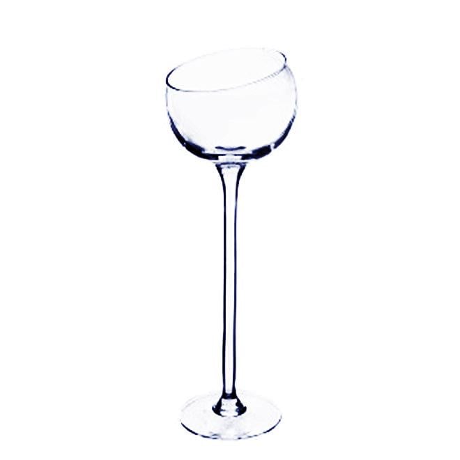 Свічник скляний Flora 35 см (2990)