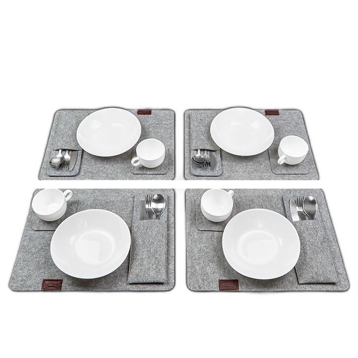 Набор для сервировки стола на 4 персоны Бордовый (A-028331) - фото 5