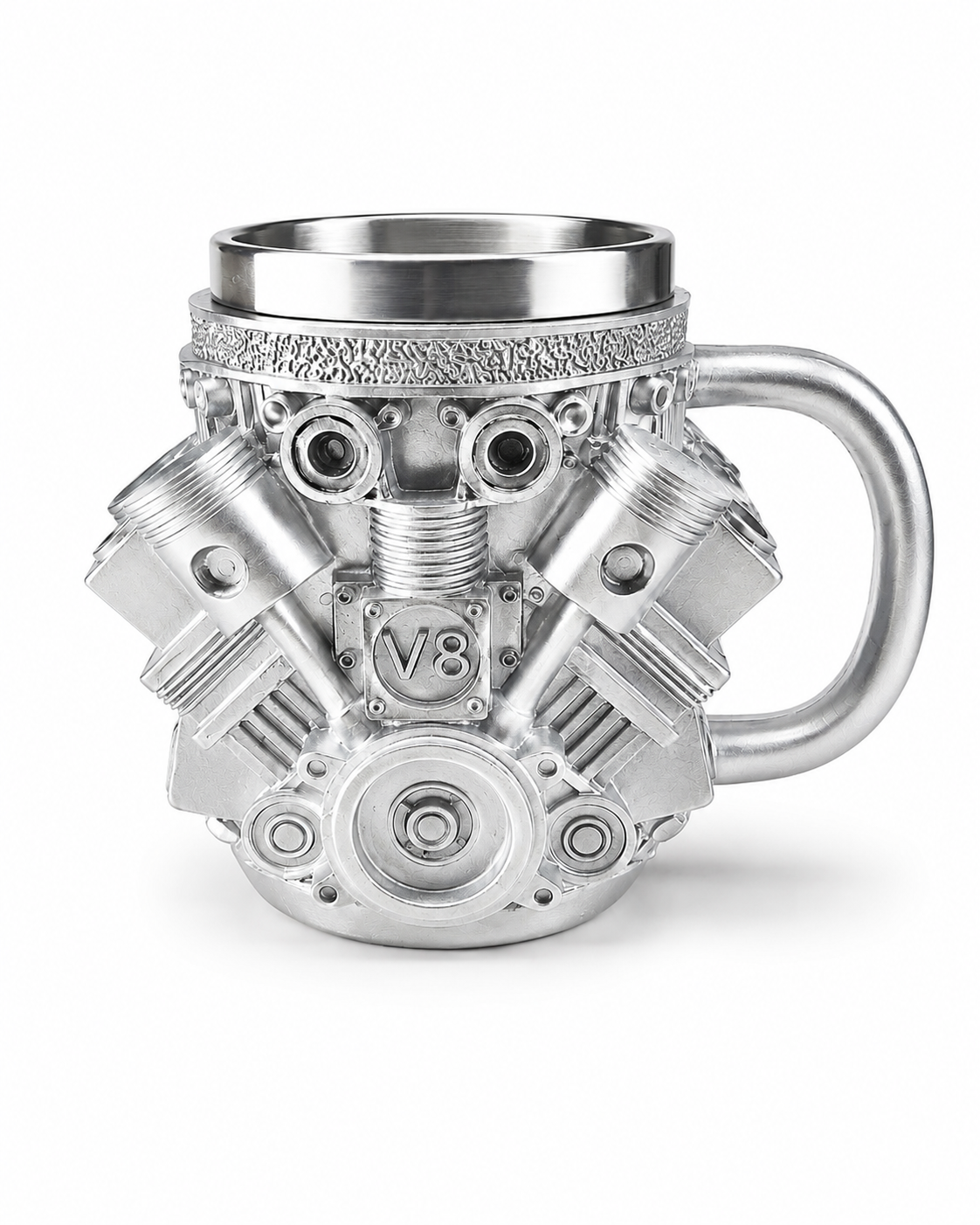 Сувенірна кружка V8 з подвійною стінкою 200 мл Нержавіюча сталь (35321677) Сувенірна кружка V8 з подвійною стінкою 200 мл Нержавіюча сталь (35321677)