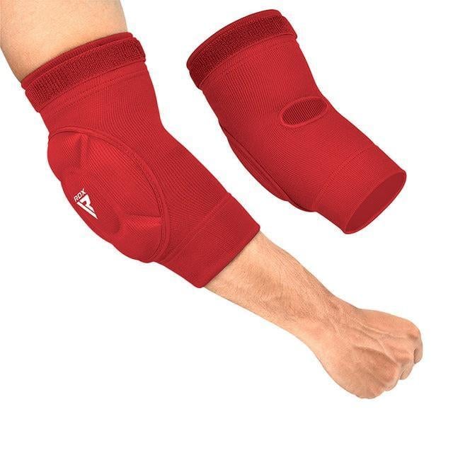 Налокотники спортивные RDX Hosiery Elbow Foam S Red/White (3070040062)