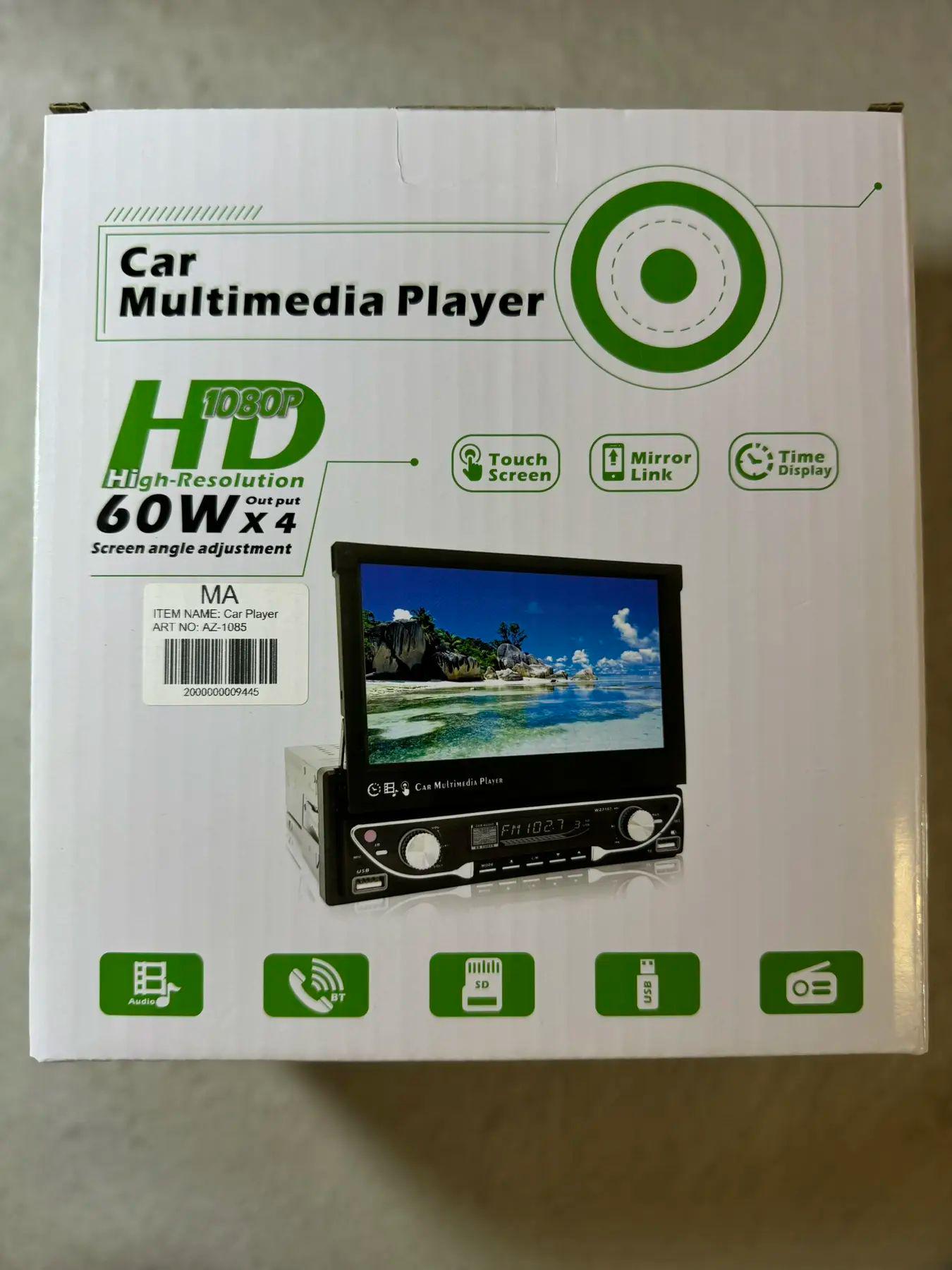 Автомагнитола 7" HD MP5/FM/AM/RDS 1024х600 Bluetooth со складным дисплеем и функцией зарядки телефона (opt-102154) Автомагнитола 7" HD MP5/FM/AM/RDS 1024х600 Bluetooth со складным дисплеем и функцией зарядки телефона (opt-102154)